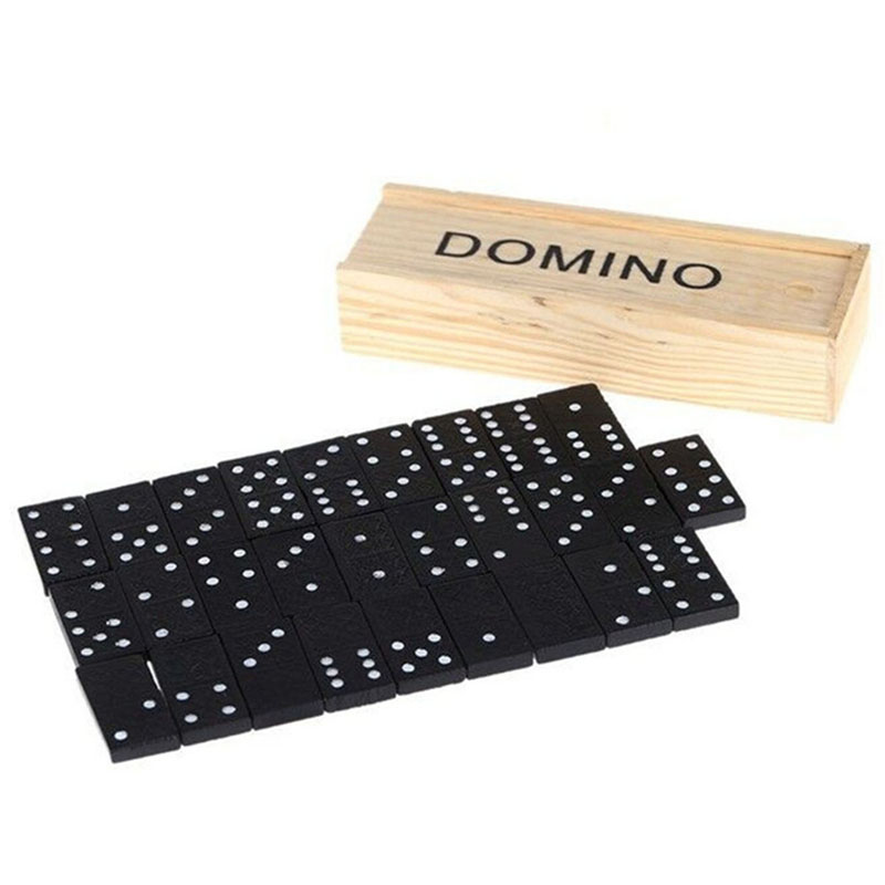 Board Game Land - 28pcs/Set Wooden Domino Board Games Table
