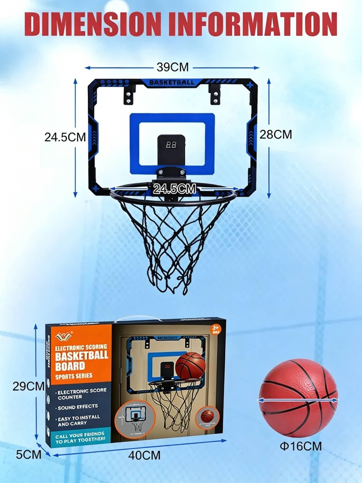 Kids Indoor Basketball Hoop Wa - Board Game Ranking review and price