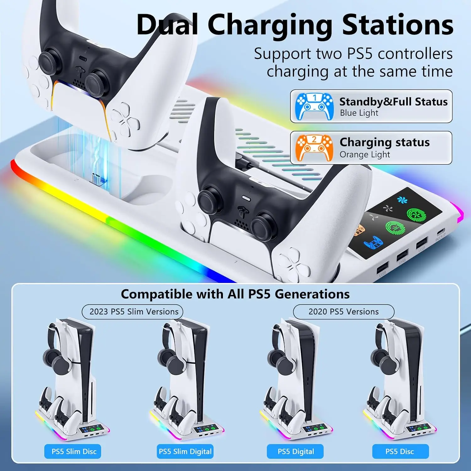 Cooler Fan For Sony PS5 Consol - Board Game For 5 Players review and price