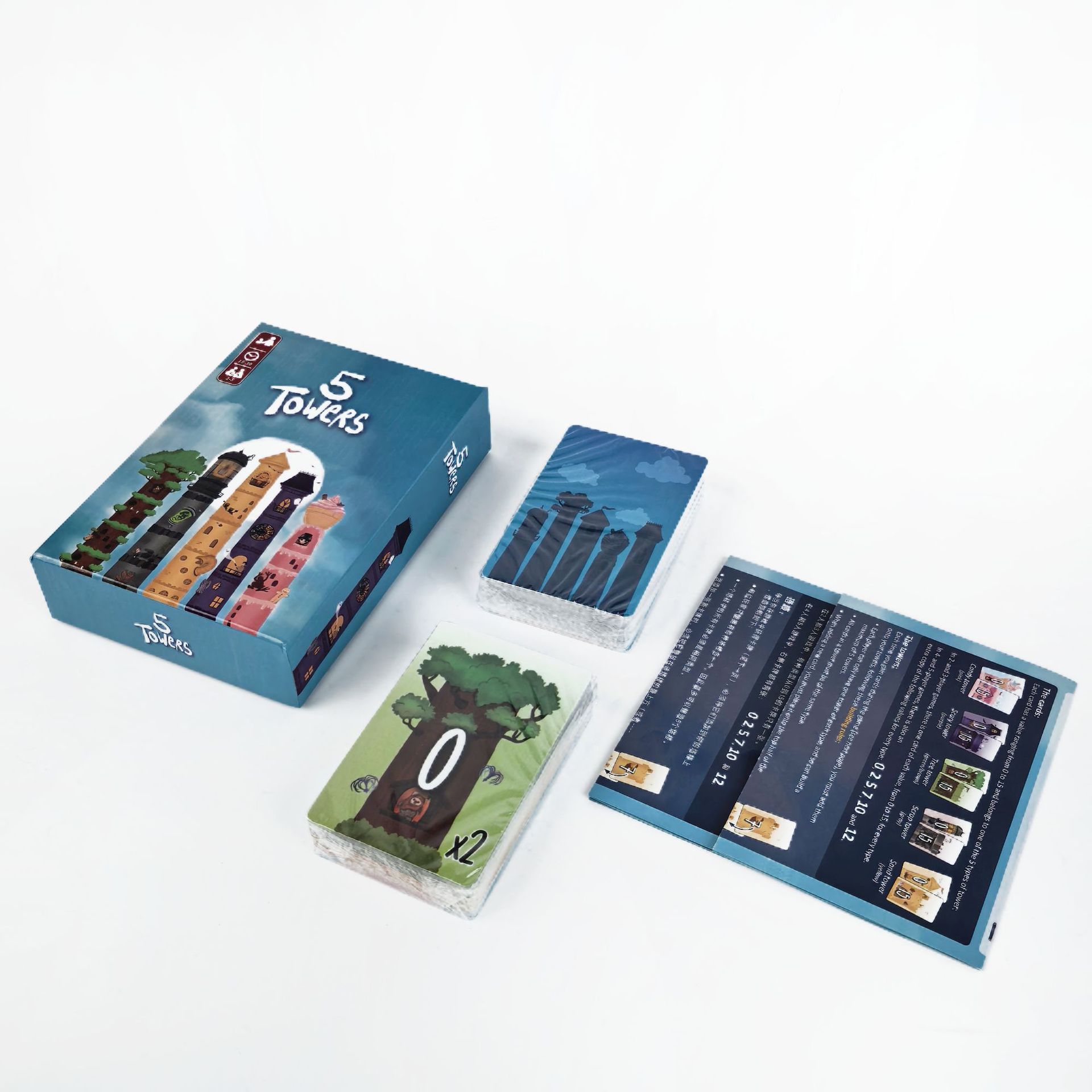 5 Towers Strategy Stacking Tow - Board Game For 5 Players review and price