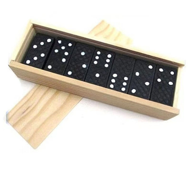 28pcs/Set Wooden Domino Board  - Board Game Land review and price