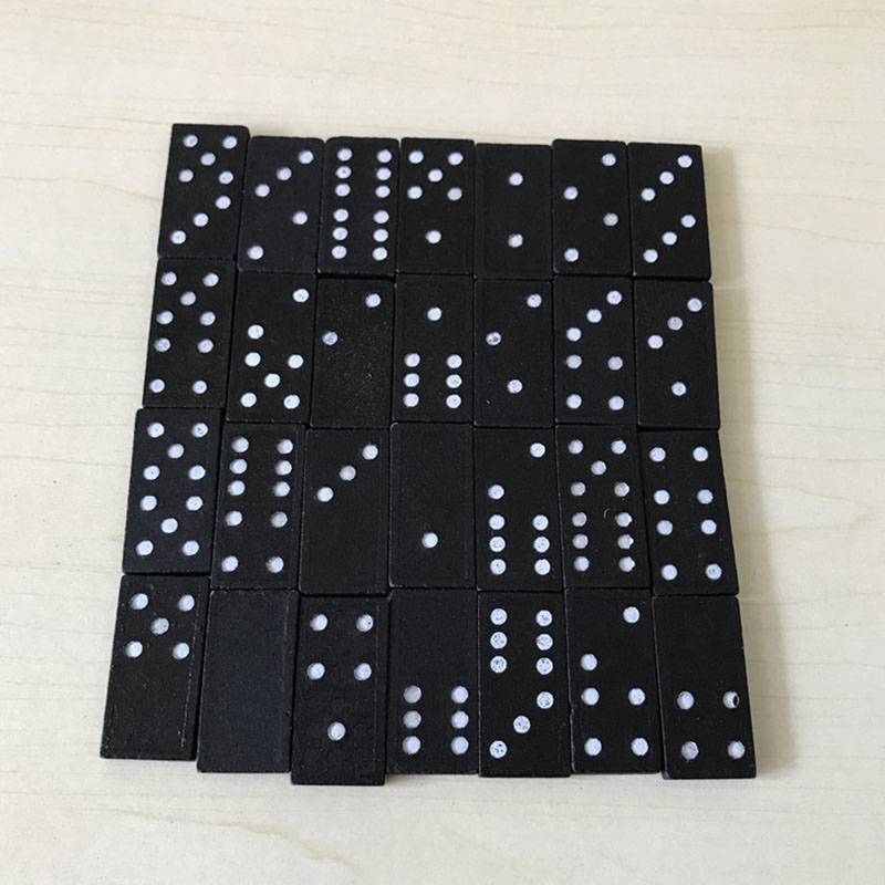 28pcs/Set Wooden Domino Board  - Board Game Land review and price