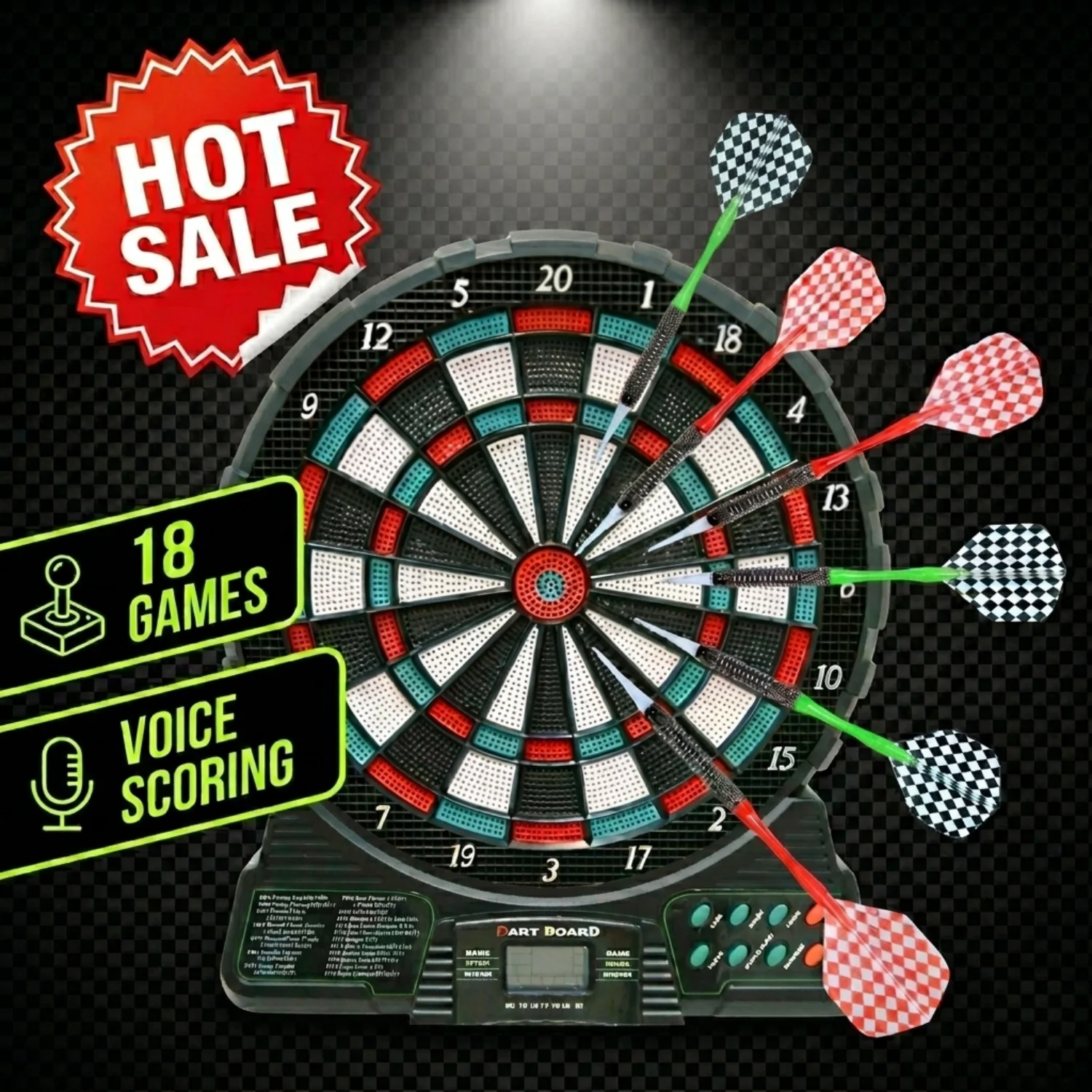 DartVibe Electronic Dart Board - Board Game Ranking review and price