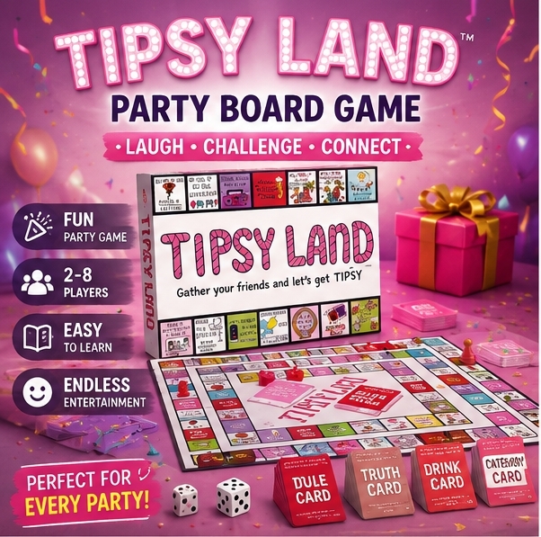 Party Gift of Tipsy Land Party - Board Game Land review and price