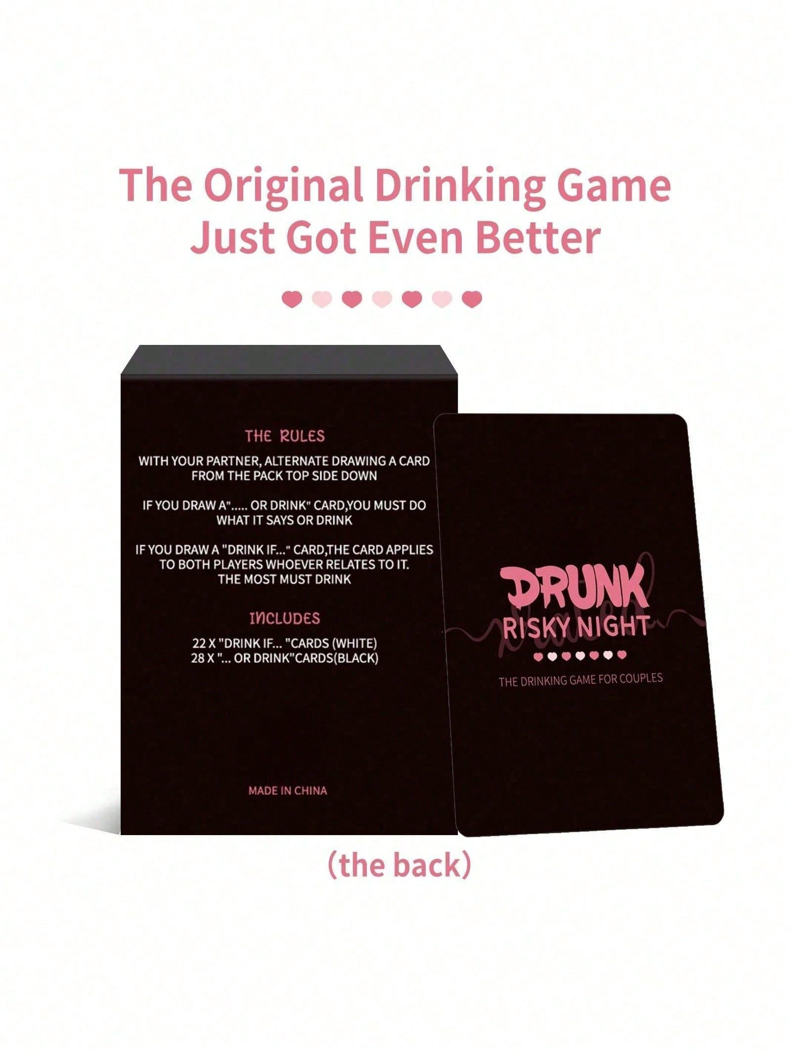 Drunk Risky Night Card Game, H - Board Game Night review and price