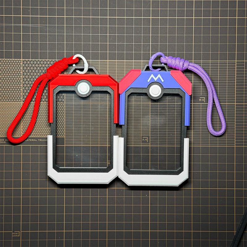 Poke Ball Vertical Card Holder - Board Game History review and price