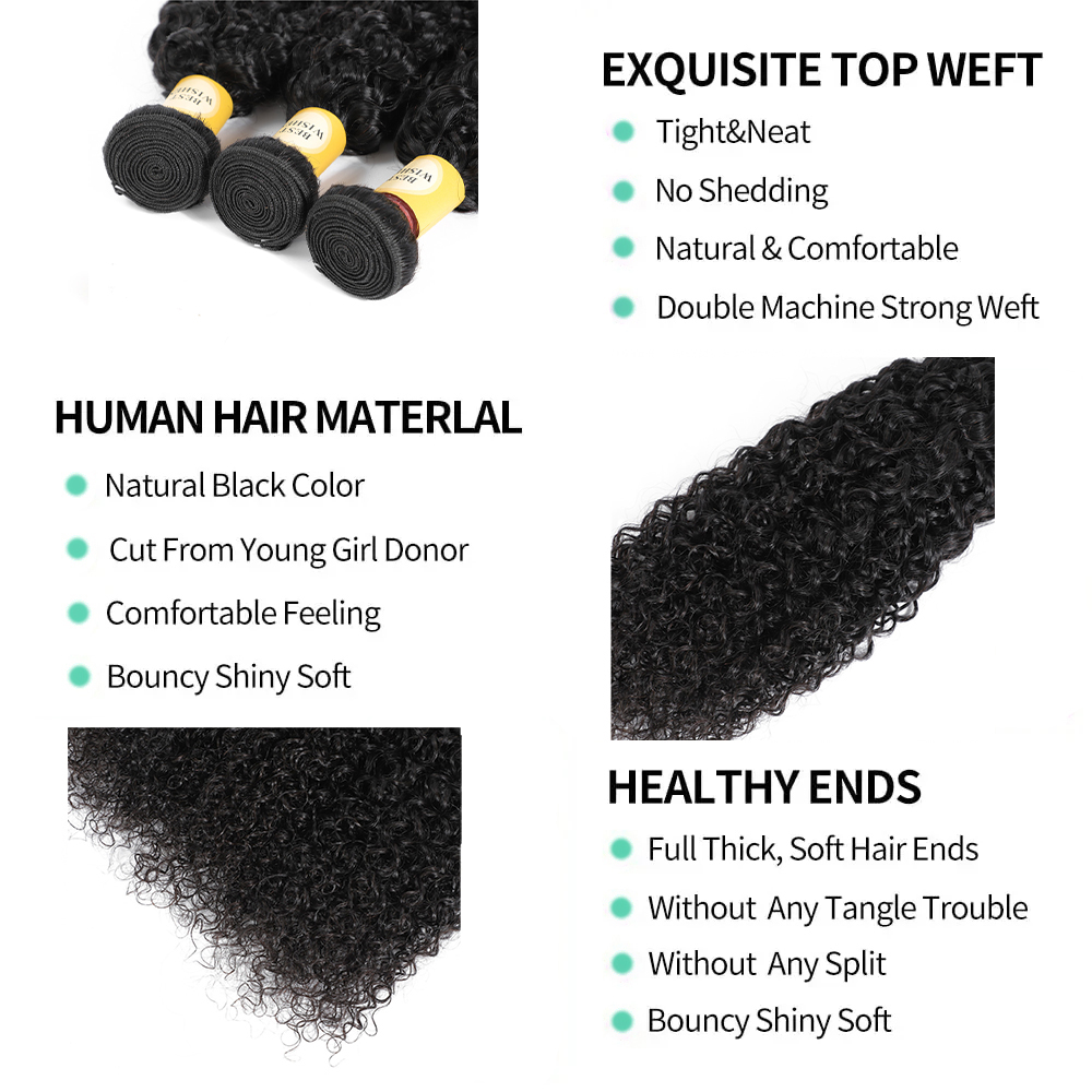 12A Kinky Curly Hair Bundles 1 - Board Game Queen review and price