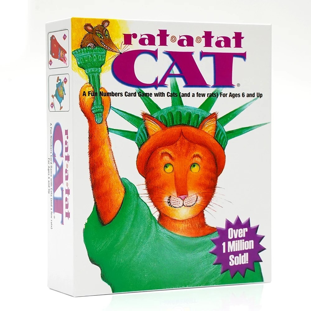 Rat A Tat Cat Fun Numbers Card - Board Game For 2 Players review and price