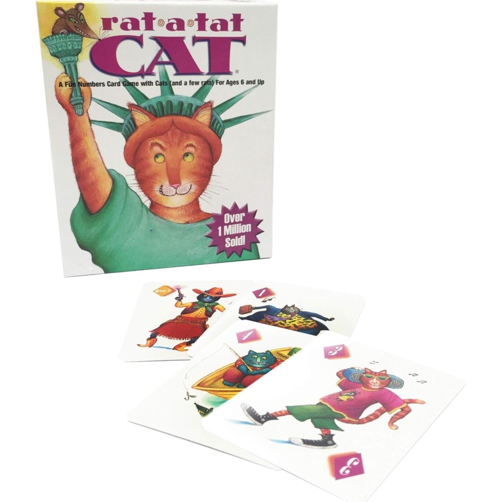 Rat A Tat Cat Fun Numbers Card - Board Game For 2 Players review and price