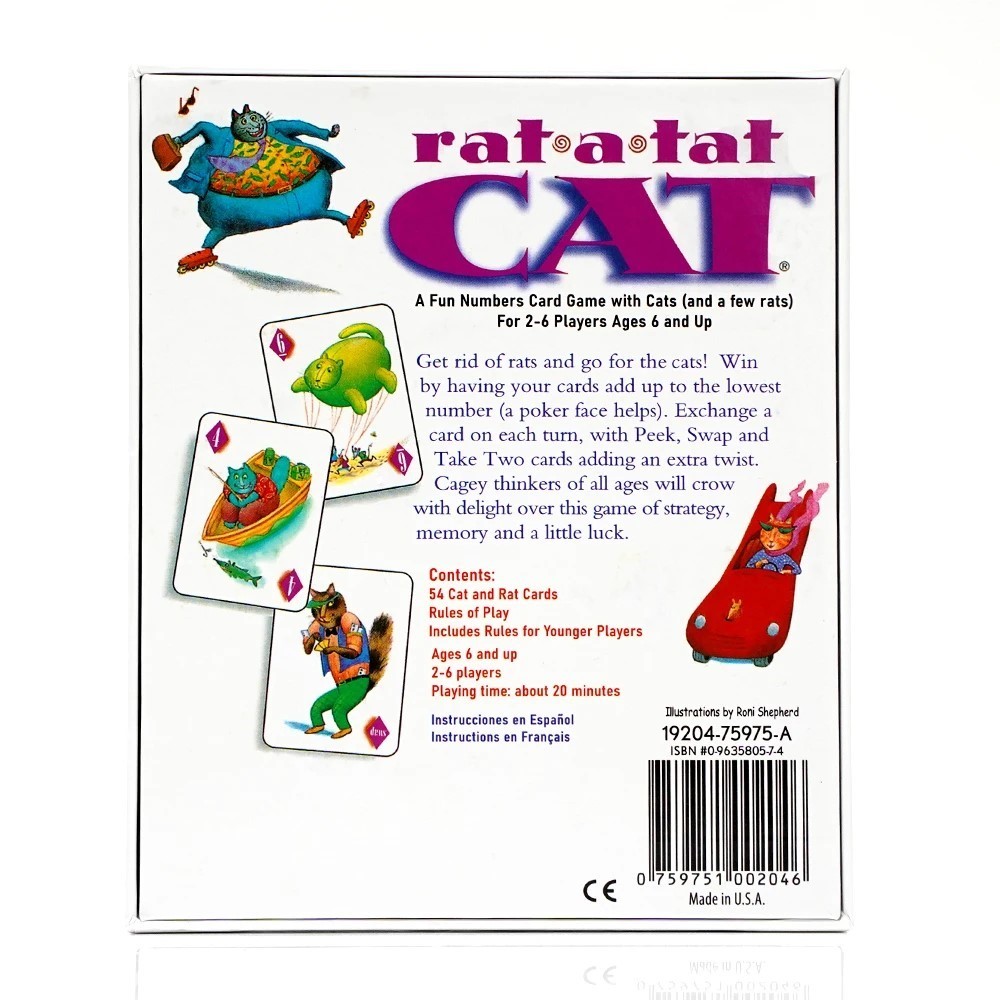 Rat A Tat Cat Fun Numbers Card - Board Game For 2 Players review and price