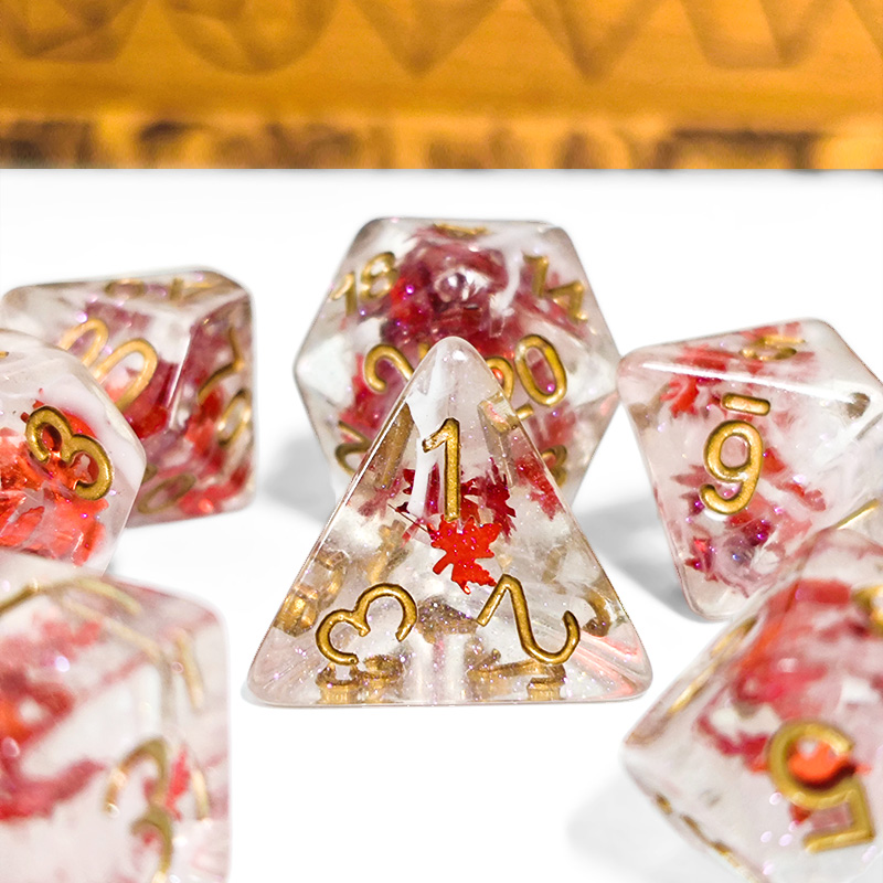 7PCS DND Dices Transparent Res - Board Game Land review and price