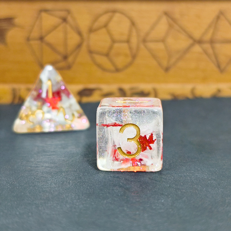 7PCS DND Dices Transparent Res - Board Game Land review and price