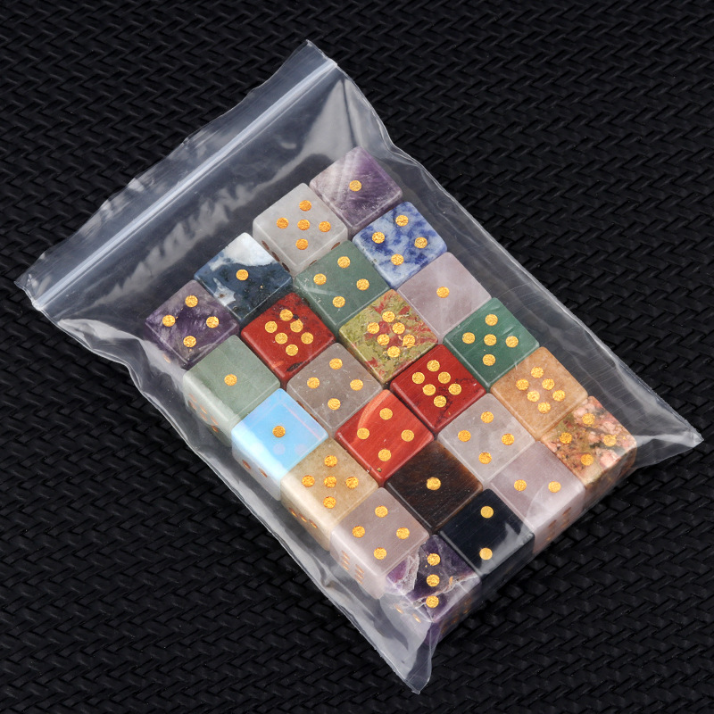15mm Natural Stone Six Sided D - Board Game Land review and price