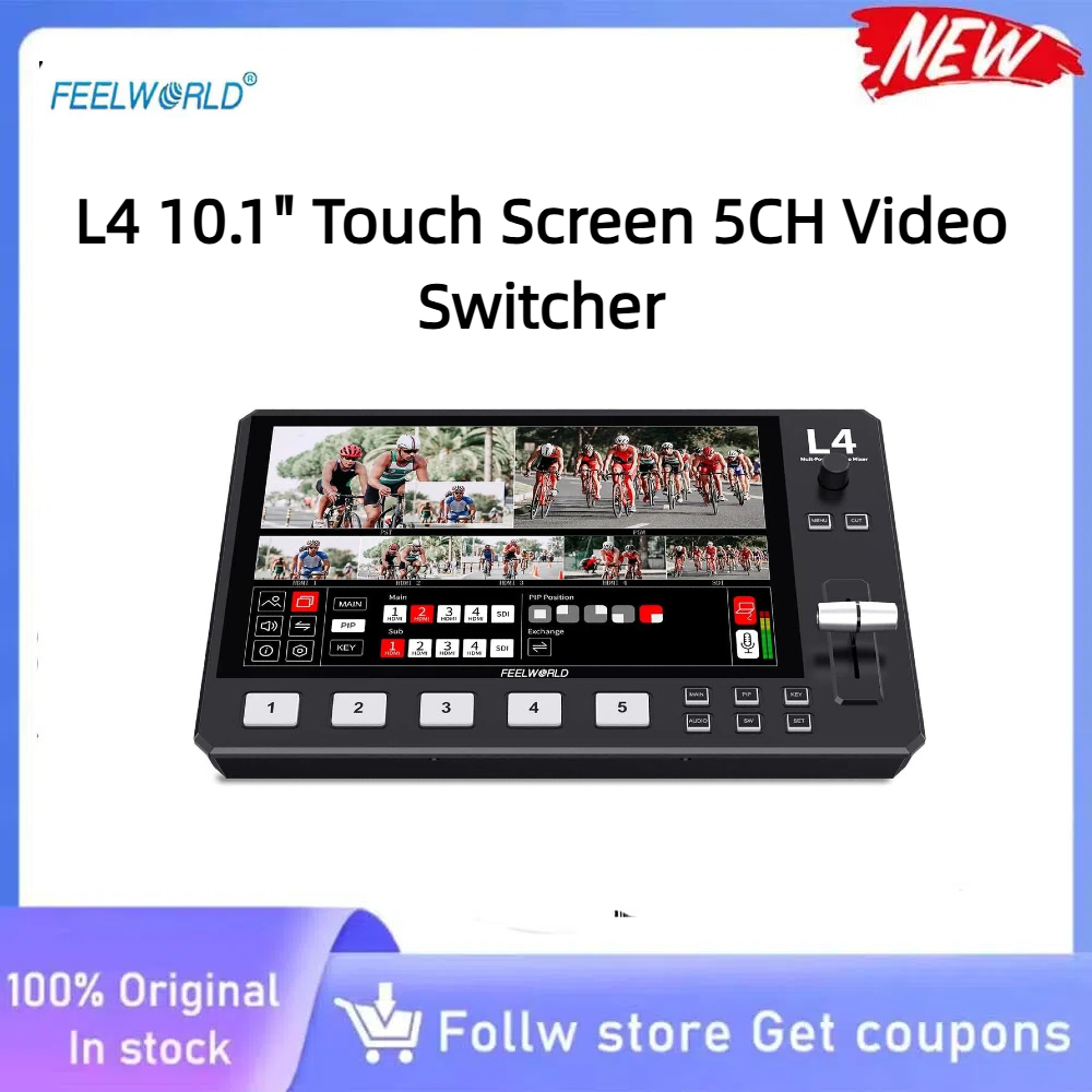 10.1 Touch Screen FEELWORLD L4 - Board Game For 5 Players review and price